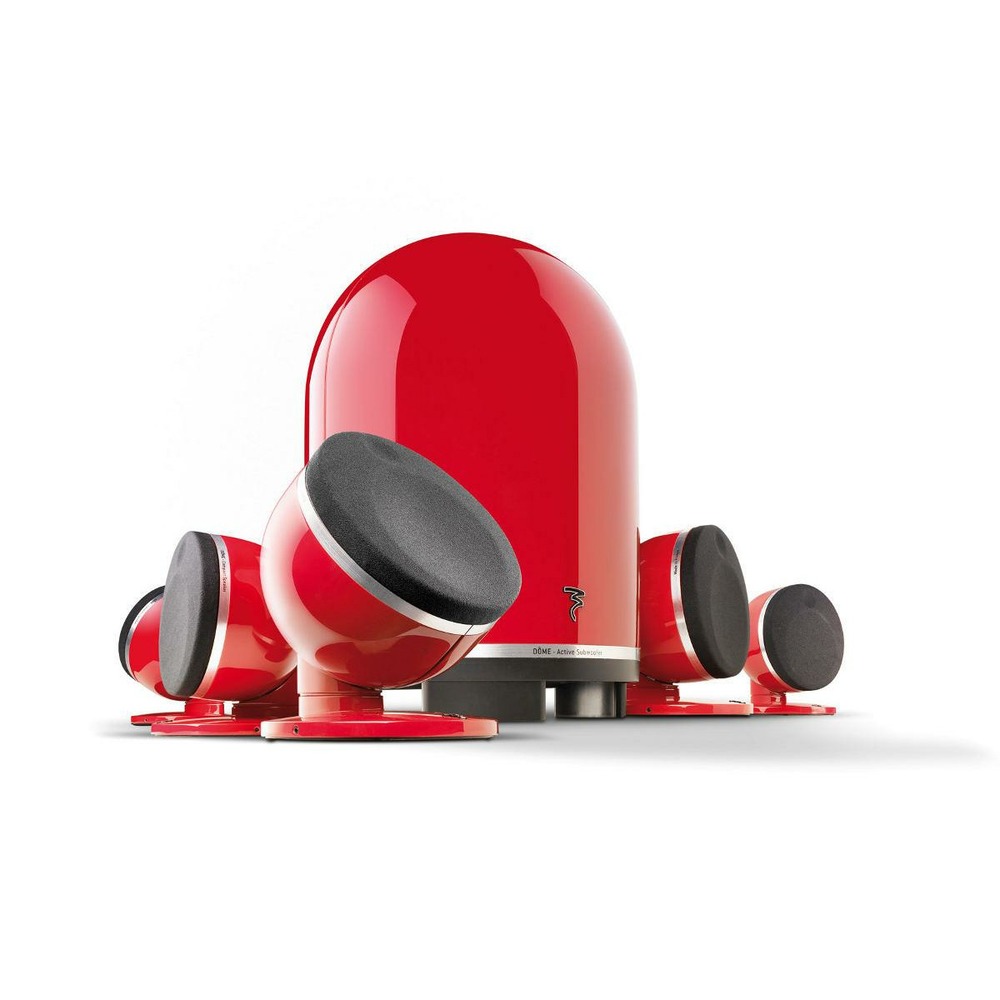 Комплект акустических систем Focal JMLab MULTIMEDIA DOME PACK 5.1 RED
