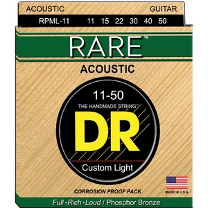 Струны для акустической гитары DR String Rare RPML-11