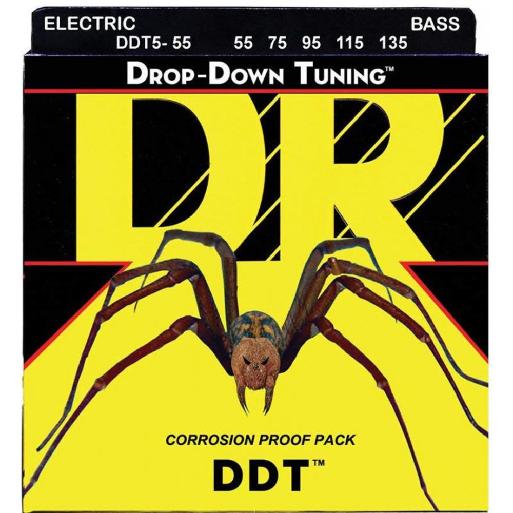 Струны для бас-гитары DR String DDT5-55