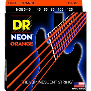 Струны для бас-гитары DR String NOB5-45