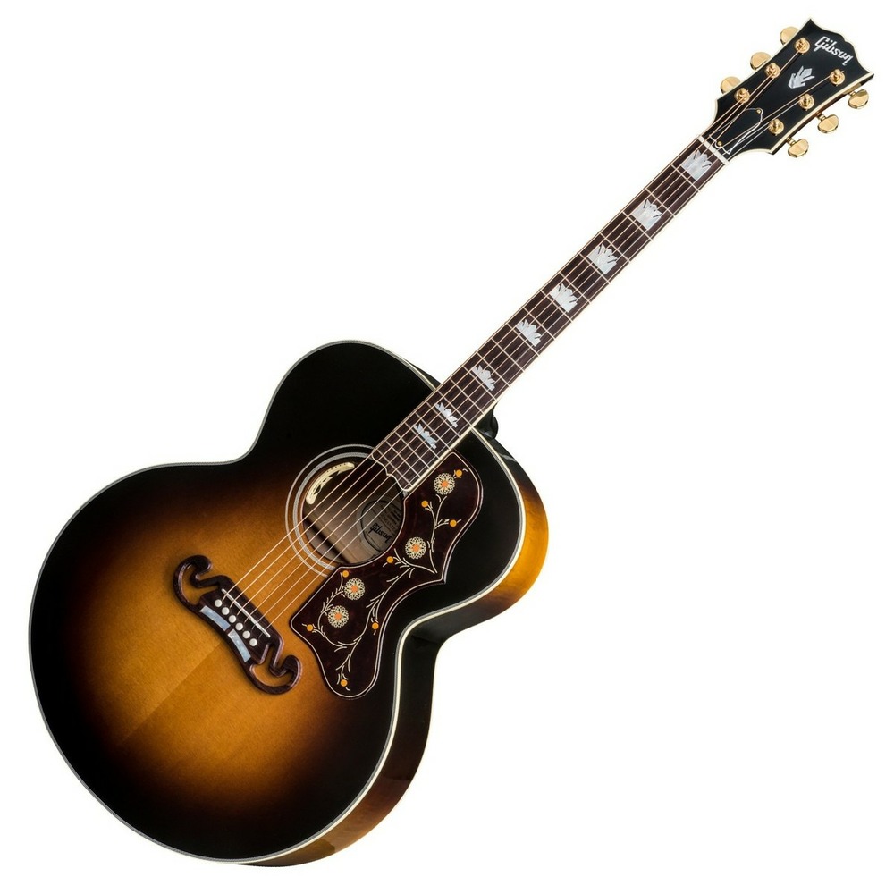 Электроакустическая гитара Gibson 2019 J-200 Standard VS Vintage Sunburst