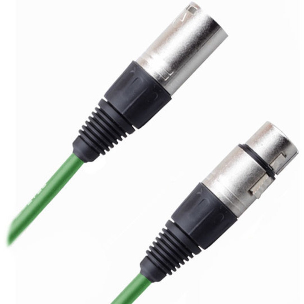 Кабель аудио 1xXLR - 1xXLR Rich Pro RP110GRN 1.5m