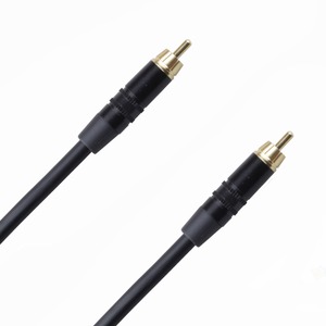 Кабель сабвуферный 1xRCA-1xRCA Rich Pro RP220BLK 2.0m