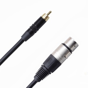 Кабель аудио 1xRCA - 1xXLR Rich Pro RP500BLK 0.5m