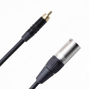 Кабель аудио 1xRCA - 1xXLR Rich Pro RP501BLK 0.25m