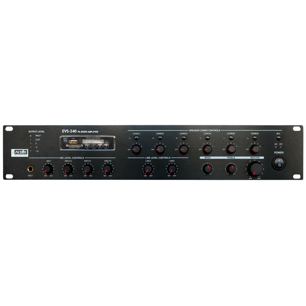 Микшер-усилитель универсальный ProAudio EVS-240