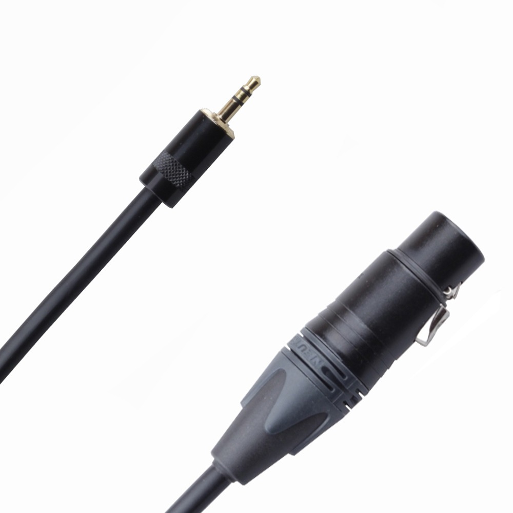 Кабель аудио 1xMini Jack - 1xXLR Rich Pro RP341BLK 8.0m