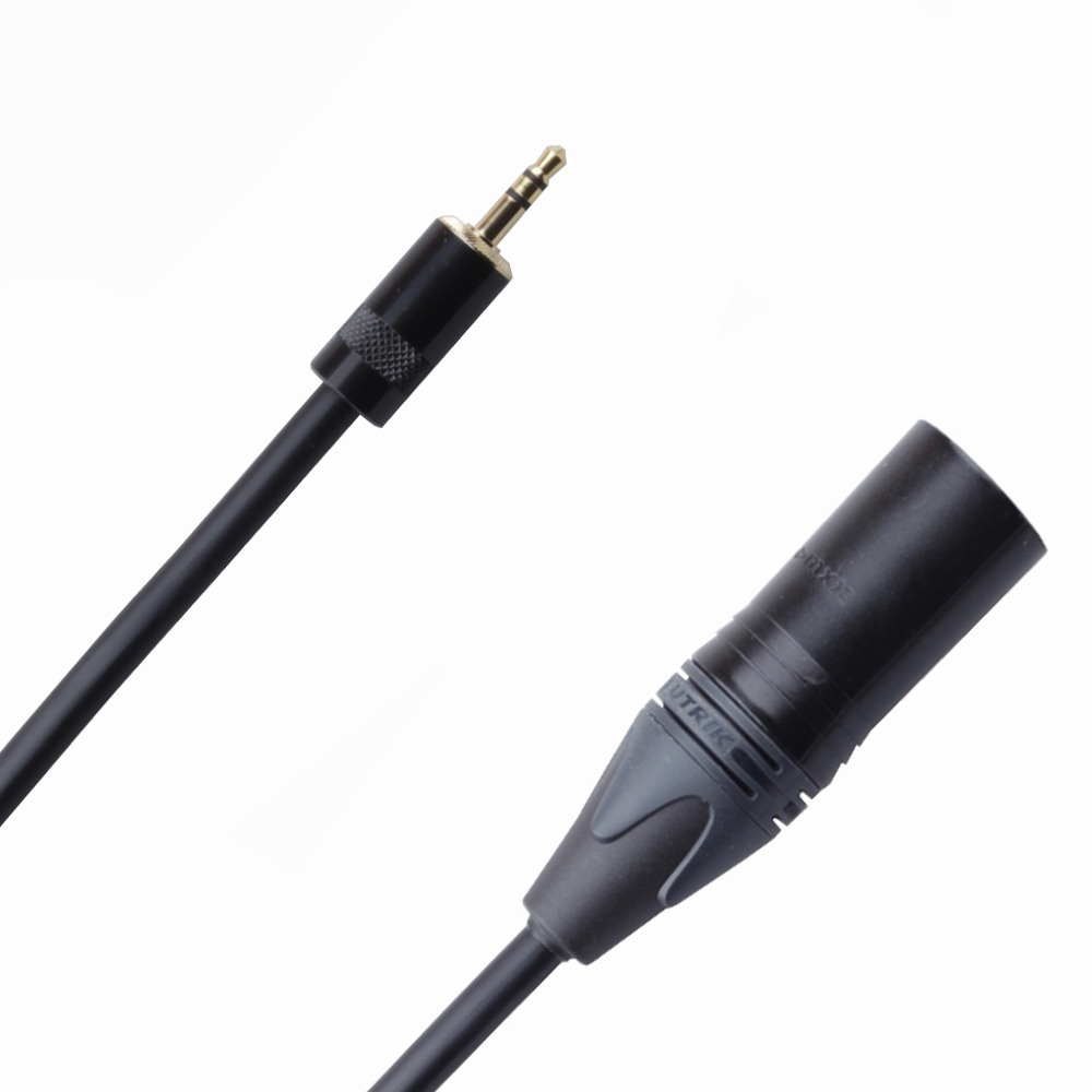 Кабель аудио 1xMini Jack - 1xXLR Rich Pro RP340BLK 2.0m