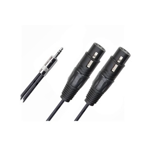Кабель аудио 1xMini Jack - 2xXLR Rich Pro RP347BLK 2.0m