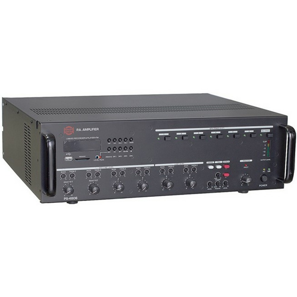 Усилитель трансляционный зональный SHOW PS-4806