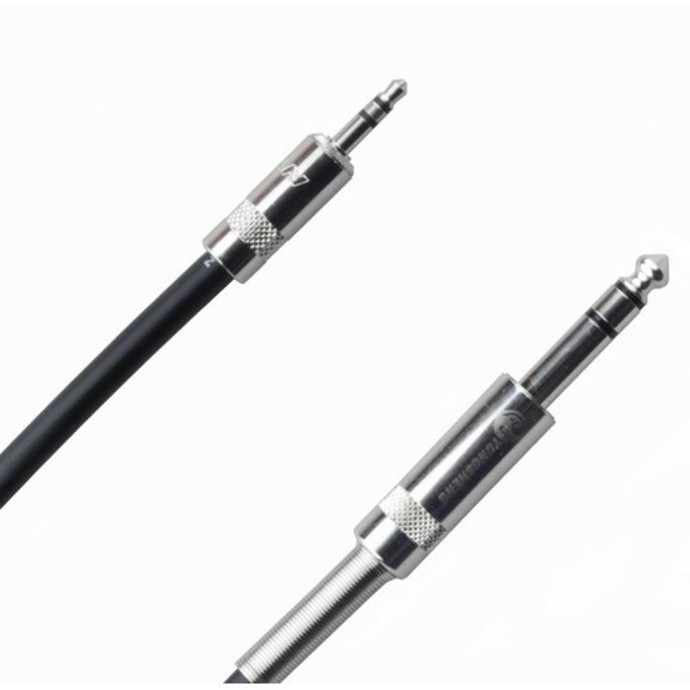 Кабель аудио 1xMini Jack - 1xJack Rich Pro RP320BLK 25.0m