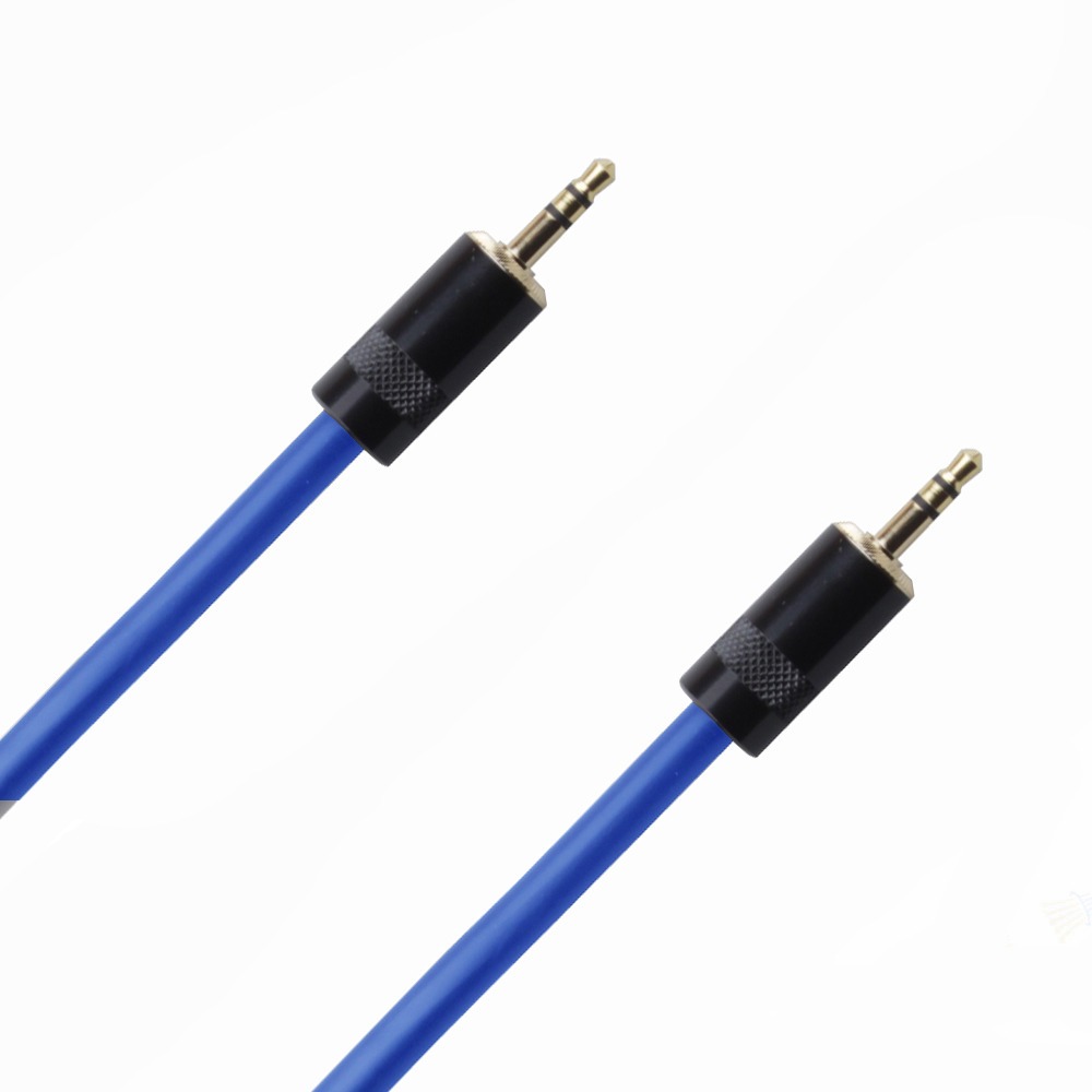 Кабель аудио 1xMini Jack - 1xMini Jack Rich Pro RP331BLU 0.75m