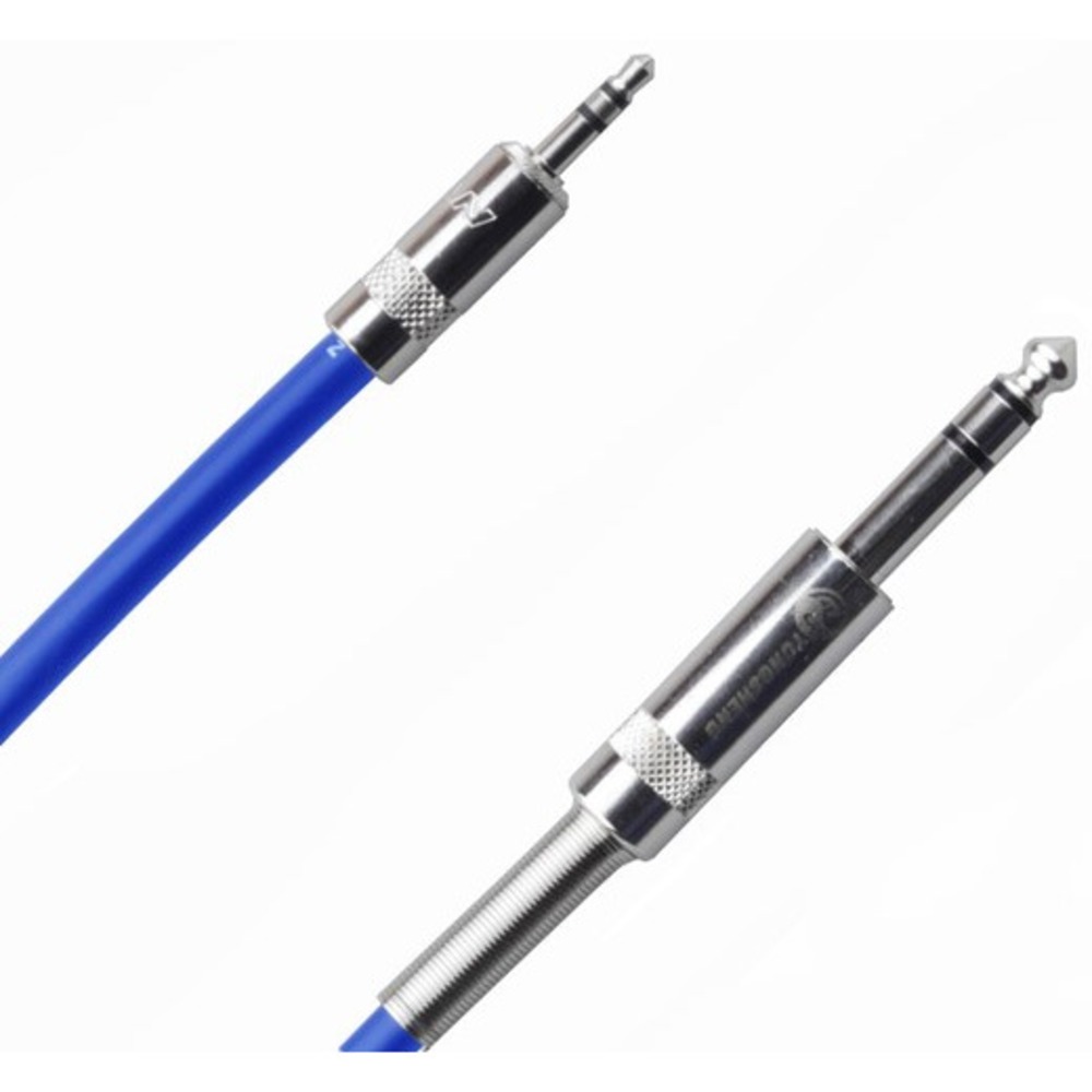 Кабель аудио 1xMini Jack - 1xJack Rich Pro RP320BLU 2.0m
