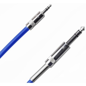 Кабель аудио 1xMini Jack - 1xJack Rich Pro RP320BLU 3.0m