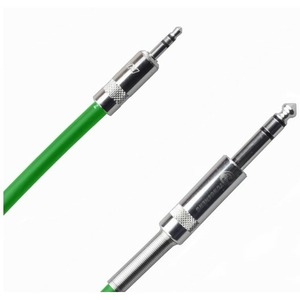 Кабель аудио 1xMini Jack - 1xJack Rich Pro RP320GRN 1.0m