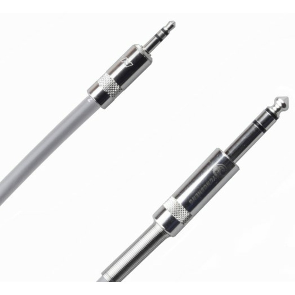 Кабель аудио 1xMini Jack - 1xJack Rich Pro RP320GRY 2.0m