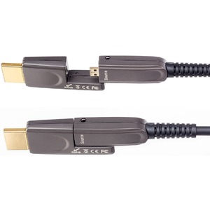 Кабель HDMI - HDMI оптоволоконные Inakustik 0092431015 Profi HDMI-Micro 2.0 Optical Fiber Cable 15.0m