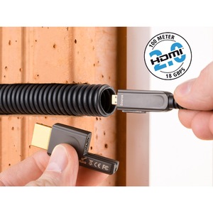 Кабель HDMI - HDMI оптоволоконные Inakustik 0092431015 Profi HDMI-Micro 2.0 Optical Fiber Cable 15.0m