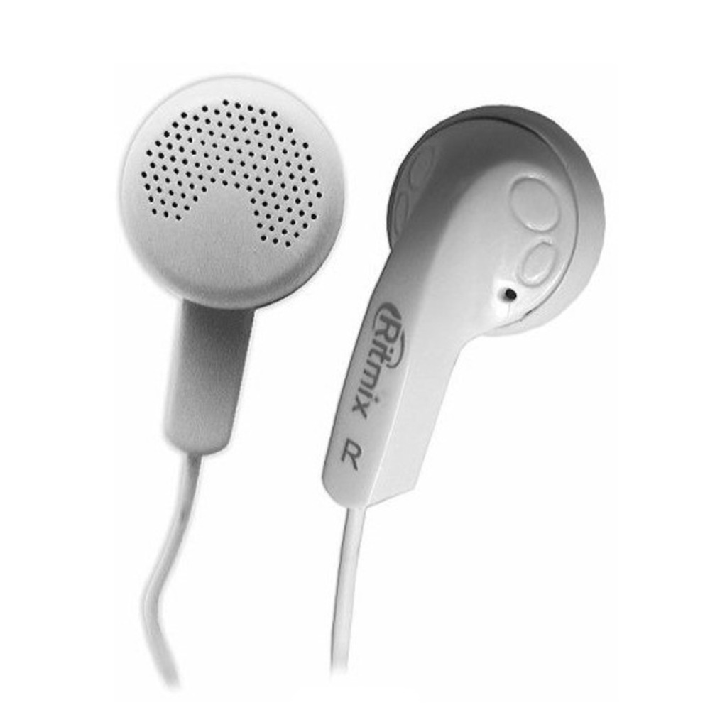 Наушники вставные классические Ritmix RH-005 White