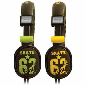 Наушники мониторные классические Ritmix RH-565 Skate Yellow