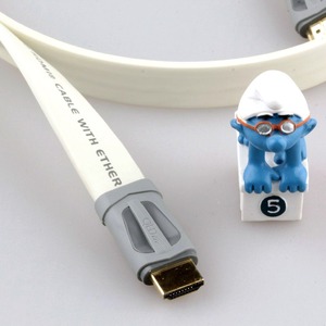 Кабель HDMI - HDMI QED (QE7400) Performance e-Flex HDMI White 1.0m