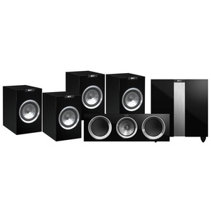 Комплект акустических систем KEF R100 5.1 Rosewood