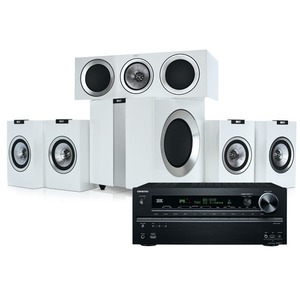 Домашний кинотеатр KEF R100 5.1 + Onkyo TX-NR717
