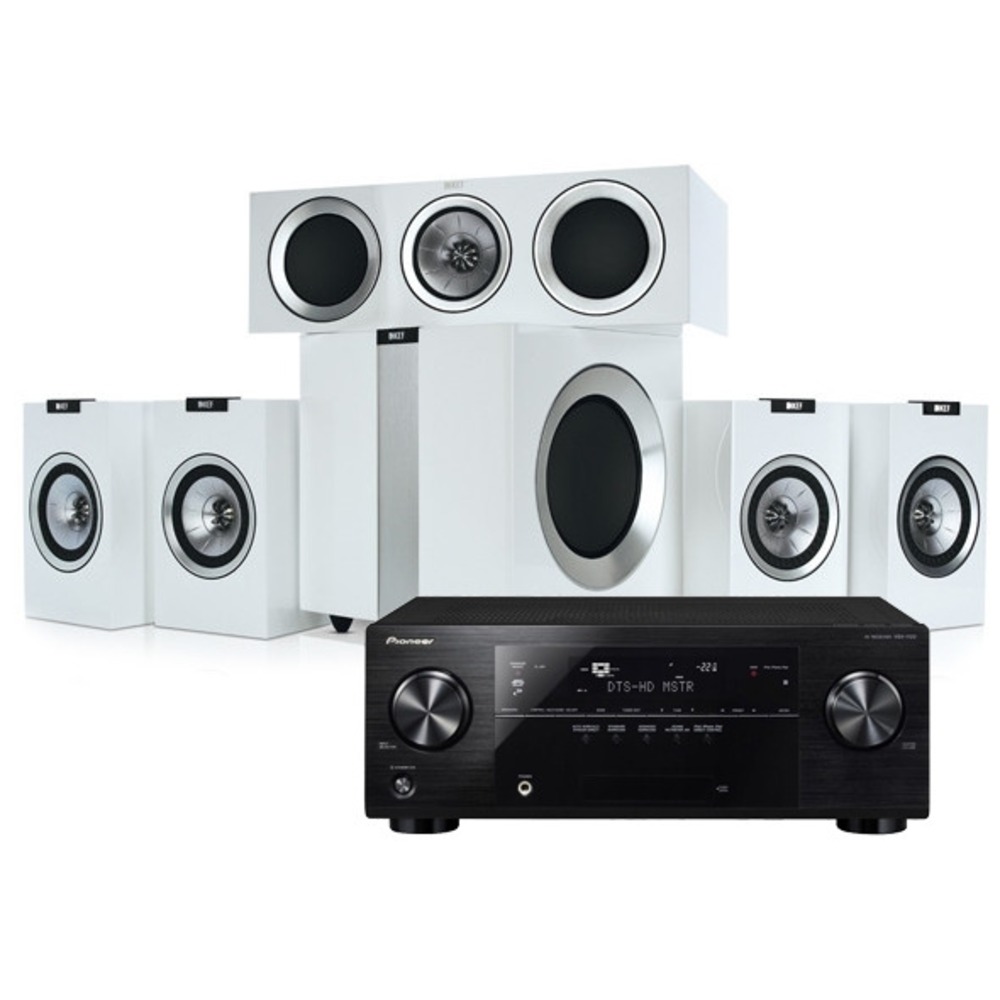 Комплект акустических систем KEF R100 5.1 + Pioneer VSX-1122