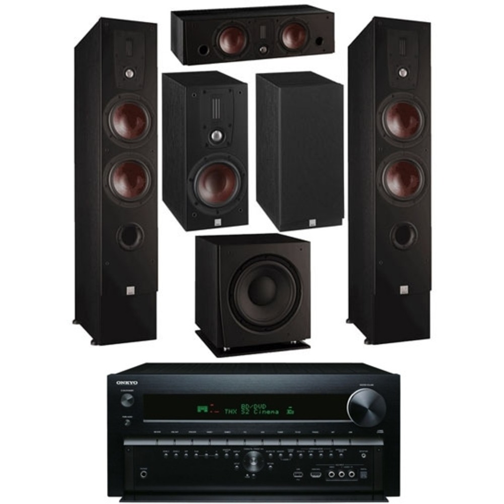 Комплект акустических систем Dali Ikon 6 MK2 5.1 + Onkyo TX-NR818