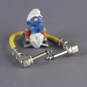 Кабель аудио 1xJack - 1xJack MrCable ACE-0.2RR-LA Yellow 0.2m