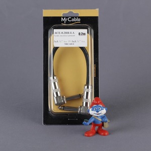 Кабель аудио 1xJack - 1xJack MrCable ACE-0.2RR-LA Black 0.2m