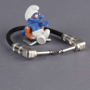 Кабель аудио 1xJack - 1xJack MrCable ACE-0.2RR-LA Black 0.2m