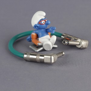 Кабель аудио 1xJack - 1xJack MrCable ACE-0.2RR-LA Green 0.2m