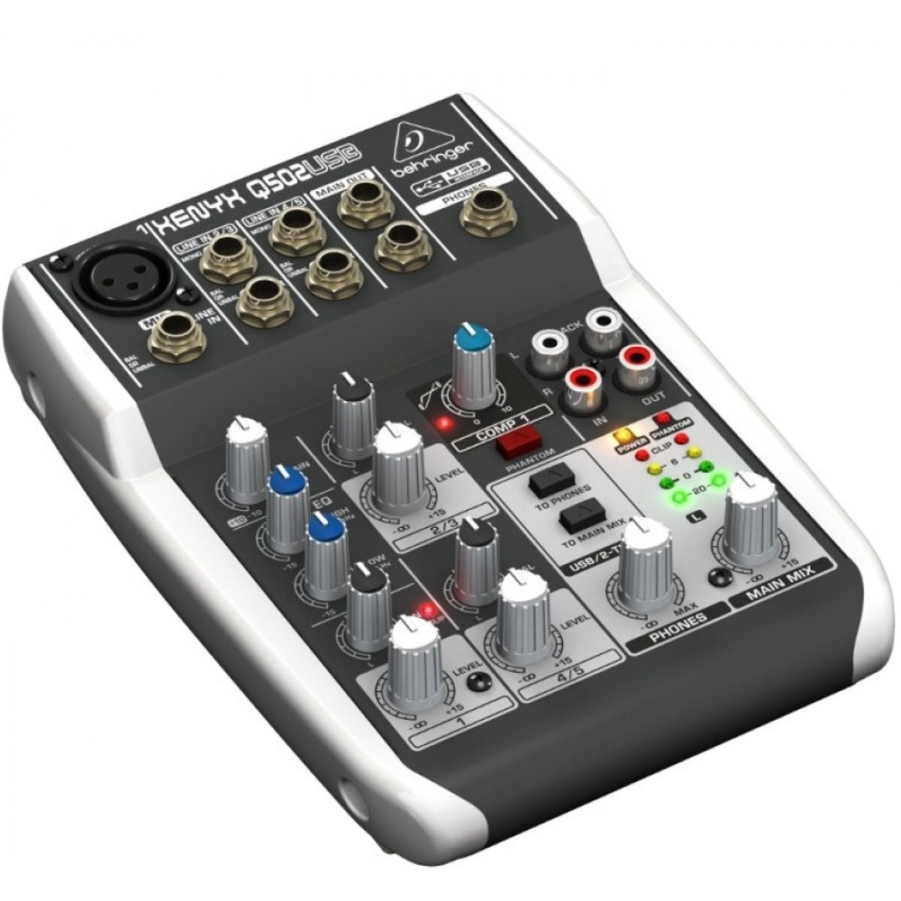 Аналоговый микшер Behringer XENYX Q502USB