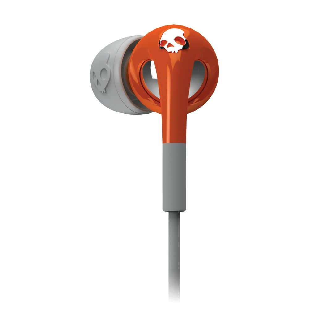 Наушники внутриканальные классические Skullcandy Fix In-Ear Athletic Orange/Grey w/Mic 3 (4)