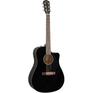 Электроакустическая гитара Fender CD-60SCE Dread Black WN