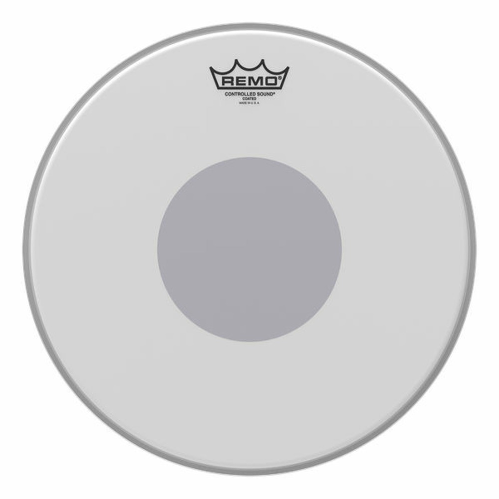 Пластик для барабана REMO CS-0114-10- CONTROLLED SOUND 14 COATED BOTTOM BLACK DOT