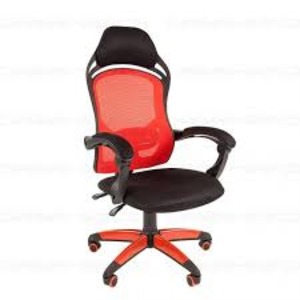 Кресло игровое Chairman Game 12 чёрное/красное