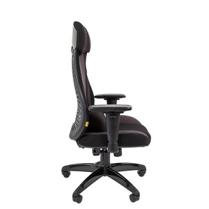 Кресло игровое Chairman Game 14 чёрное/серое