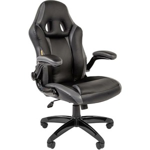Кресло игровое Chairman Game 15 чёрный/серый