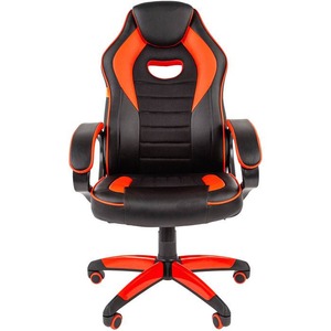 Кресло игровое Chairman Game 16 чёрный/красный