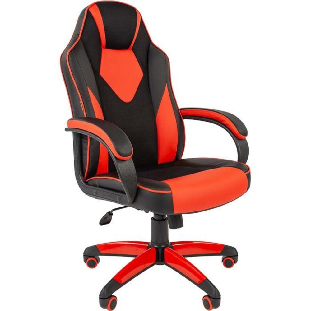 Кресло игровое Chairman Game 17 чёрное/красное