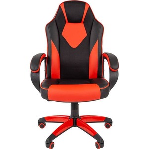 Кресло игровое Chairman Game 17 чёрное/красное