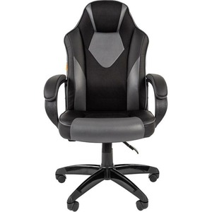 Кресло игровое Chairman Game 17 чёрное/серое
