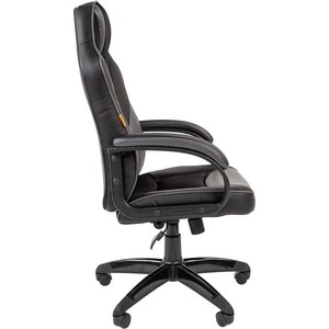 Кресло игровое Chairman Game 17 чёрное/серое