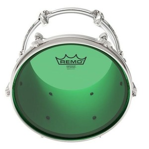 Пластик для барабана REMO BE-0312-CT-GN Emperor Colortone Green Drumhead, 12