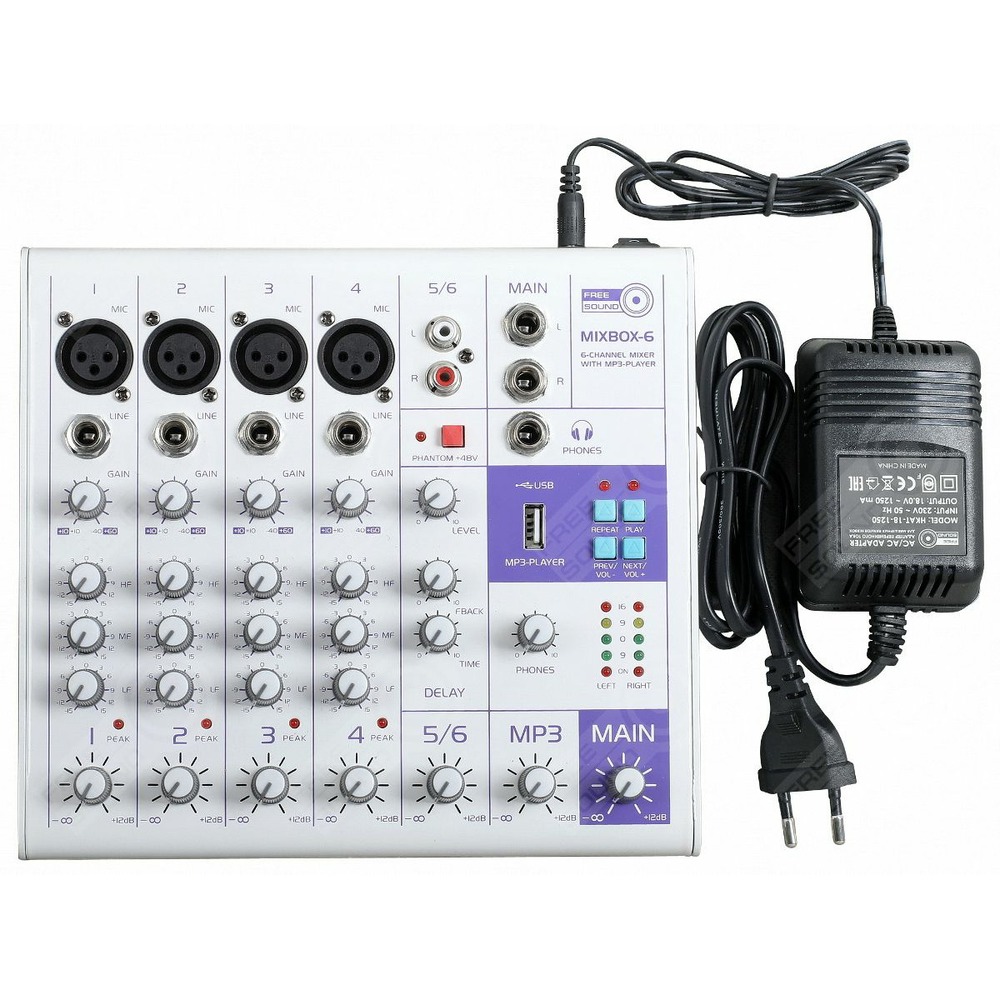 Аналоговый микшер Free sound MIXBOX-6