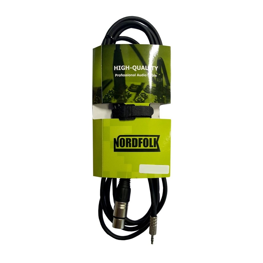 Кабель аудио 1xMini Jack - 1xXLR NORDFOLK NXJ003 3M