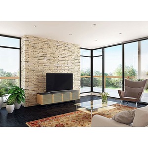 Тумба для ТВ BDI Corridor White OakQuad Cabinet Low 8173