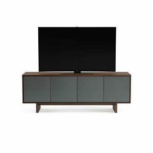 Тумба для ТВ BDI Octave Toasted Walnut with Grey Doors 8379